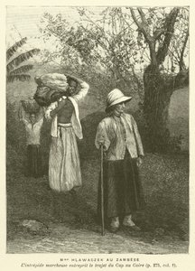 Madame Hlawaczek at the Zambezi