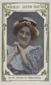 Madame Vallandri, from the Opera-Comique by French School