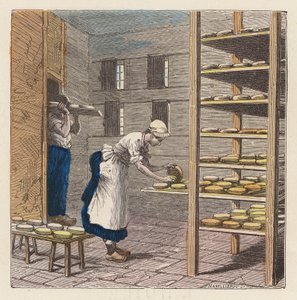 Making cheese by French School