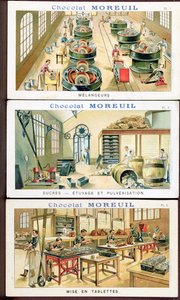 Making Chocolate, Image Advertising the Chocolate Moreuil, c.1900