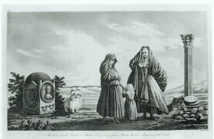 Maltese Women, from Ancient and Modern Malta by Pierre Marie Louis de Boisgelin de Kerdu, Published 1805 by French School