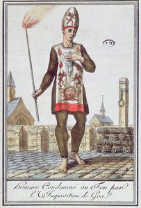 Man Condemned by the Inquisition of Goa to be Burnt at the Stake
