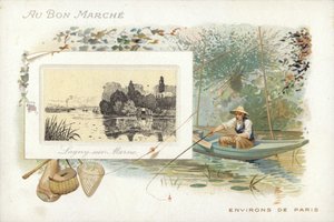 Man Fishing on Lake