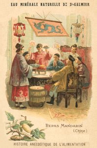 Mandarin meal, China by French School