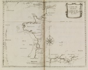 Map of France, c.1693