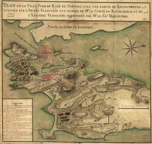 Map of Newport, Rhode Island