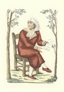 Marat in a Dressing Gown by French School