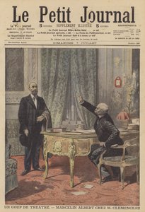 Marcelin Albert meeting French Prime Minister Georges Clemenceau by French School