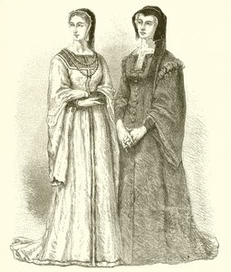 Margaret de Valois and Louise de Savoie by French School