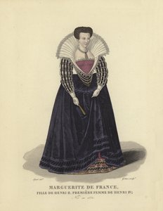 Margaret of France, daughter of King Henry II of France and first wife of King Henry IV of France