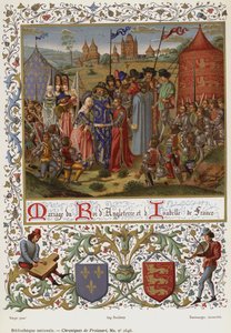 Marriage of the King of England and Isabella of France by French School