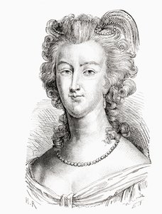 Marie Antoinette, from Histoire de France by French School