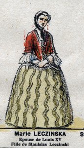 Marie Leszczynska, Queen of France, wife of Louis XV. In 