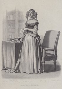 Marie de Rabutin-Chantal, marquise de Sevigne, French writer by French School