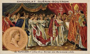 Marriage of Napoleon and Marie Louise of Austria by French School
