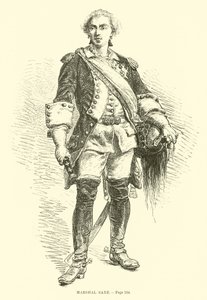 Marshal Saxe by French School