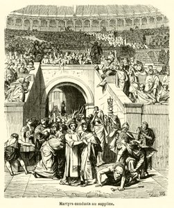 Martyrs Led to Execution by French School