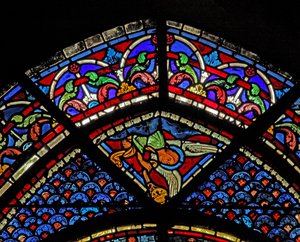 Mary Magdalene Window: An Angel by French School