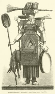 Greek Masquerades, The Vivandière (engraving) by French School