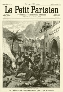 Massacre of Armenians by Kurds in Turkey by French School