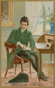 Mathieu de Dombasle by French School