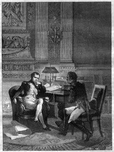 Maximilien Sebastien Foy (1775-1825), French general, reporting to Emperor Napoleon I about the situation at the Lines of Torres Vedras