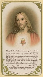 May the heart of Jesus be everywhere loved! by French School