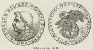 Medal of Pope Pius II by French School