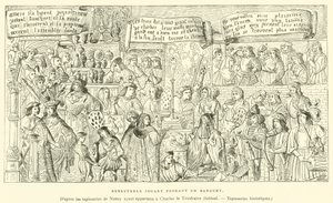 Minstrels Playing During a Banquet by French School