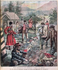 Methods to Prevent the Plague, from Le Petit Journal