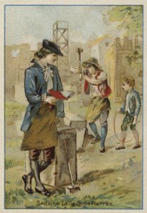 Michel-Jean Sedaine Working as a Stonemason