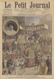 Mid-Lent Procession in Paris by French School