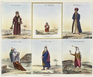 Middle Eastern Costumes by French School