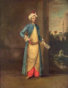 Middle Eastern Court Official in an Interior