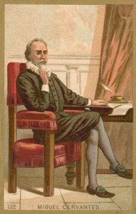 Miguel de Cervantes by French School