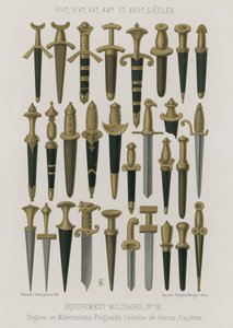 Military equipment by French School