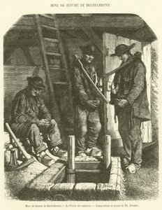 Bitumen Mine of Bechelbronn, The Miners