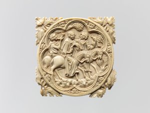 Mirror Case with a Falconing Party (1330-60)