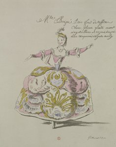 Miss Puvigne as Air, in Zoroastre, a Libretto by Cahusac, Composed by Jean-Philippe Rameau, Facsimile by A. Guillaumot Fils, 1749