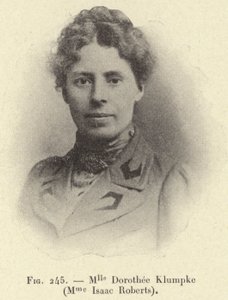 Miss Dorothee Klumpke (Mrs. Isaac Roberts) (engraving) by French School