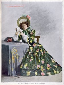 Mlle Mily-Meyer in the role of Mlle Le Normand, 1899
