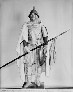 Model of a Carolingian cavalryman