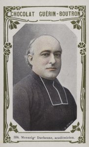 Monseigneur Duchesne, academician