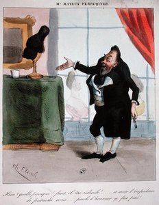Monsieur Mayeux, the Wigmaker, c.1840