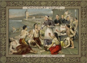 Monsignor de Belsunce, Bishop of Marseilles and plague victims, 1720 by French School