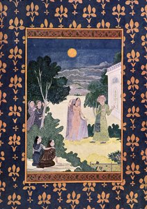 Moon of Beauty (illustration for The Arabian Nights, 1895) by French School