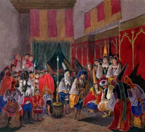 Moorish Wedding in Algeria, c.1840-45 by French School