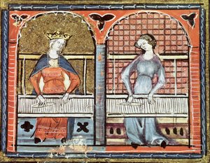 Women Weaving, from Ovide Moralise written by Chretien Legouais by French School