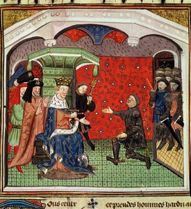 Bertrand du Guesclin before Charles V and his Court