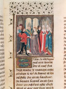 The Marriage of Philippe Auguste King of France and Isabelle of Hainault